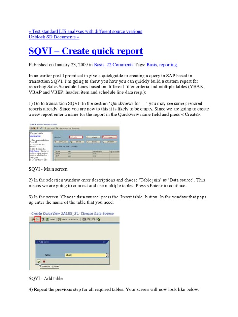 How Do I Create A Report In Sqvi? – XYXWD