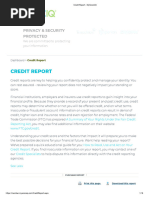 Sample Credit Report | PDF | Credit History | Credit (Finance)