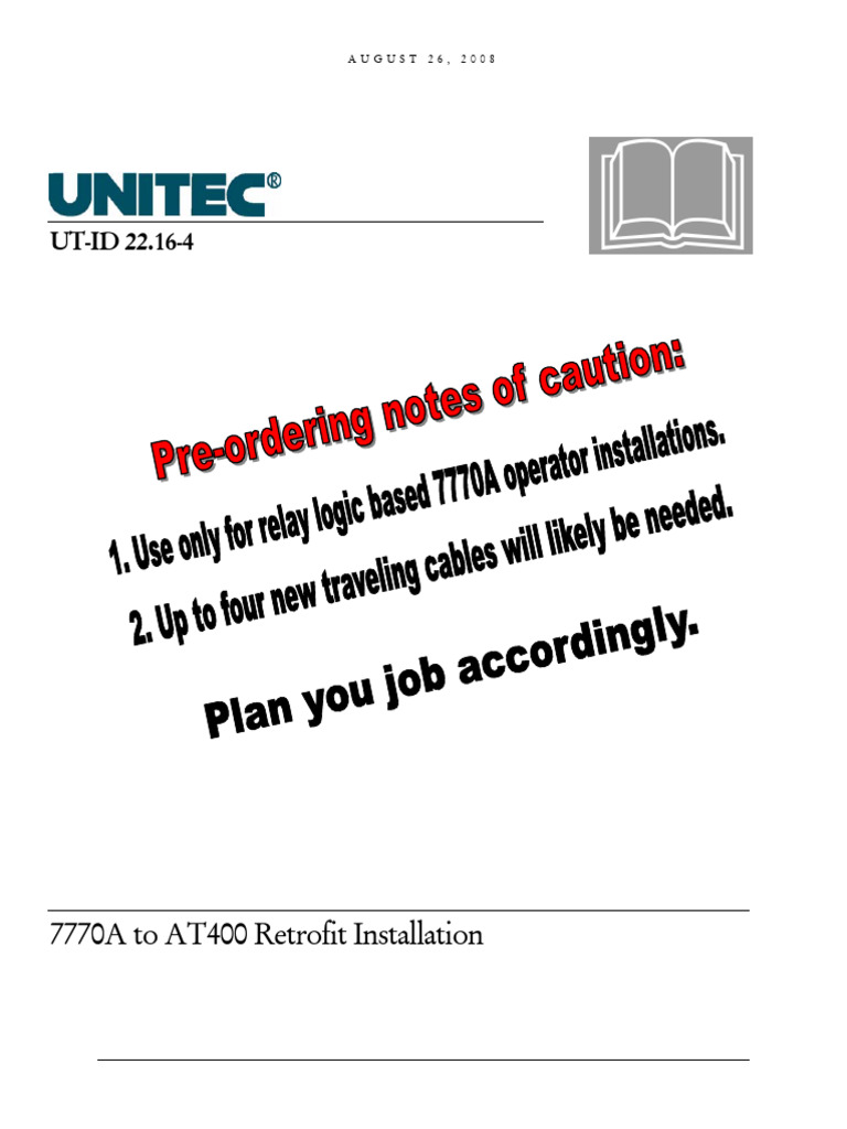 UT ID 22 - 16 4 AT400 From 7770A | PDF
