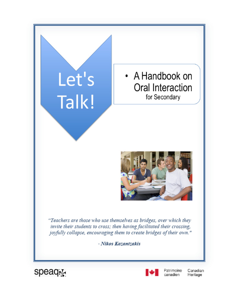 Lets Talk | PDF | English As A Second Or Foreign Language | Communication