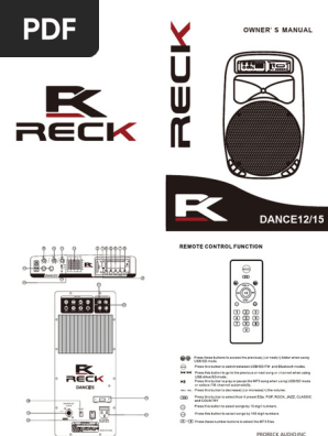 PRORECK DANCE12 15manuals | PDF | Electronics | Computer Engineering