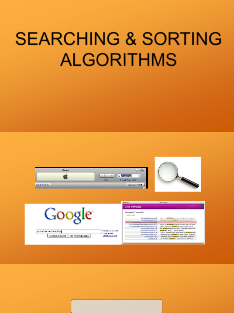 15.searching and Sorting | PDF | Theoretical Computer Science ...
