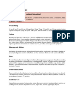 Availability: Psychopharmacology Chlorpromazine Hydrochloride