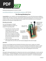 RCBS Rock Chucker Parts Book | PDF | Screw | Electrical Connector