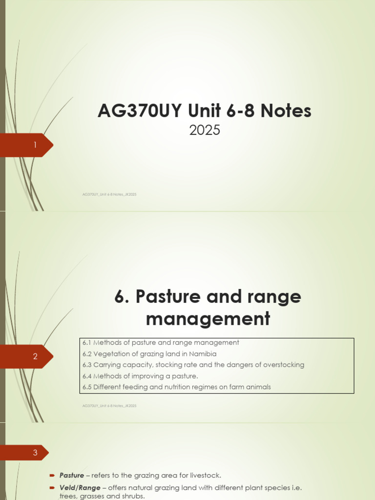 Ag370uy Unit6 8 Notes Jk2025 | PDF | Biotechnology | Genetic Engineering