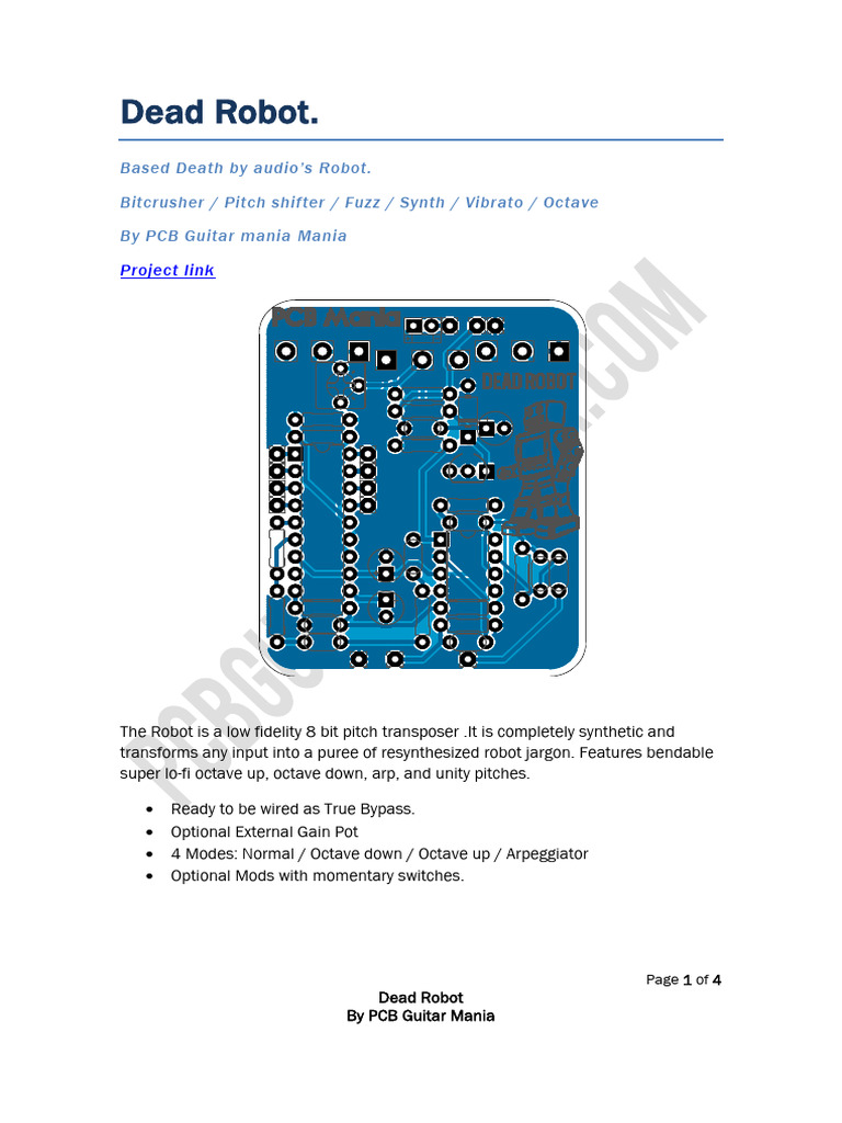 Dead-Robot Build | PDF | Electrical Engineering | Electricity