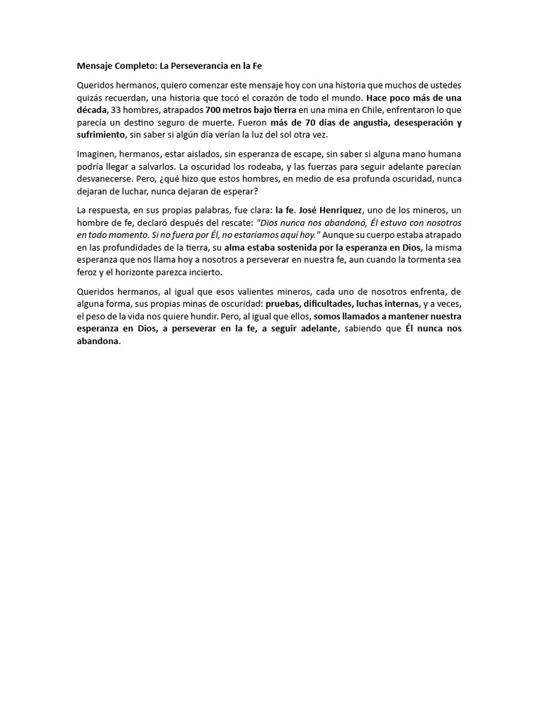 La Perseverancia en La Fe | PDF | Libro de trabajo | Epístola a los hebreos