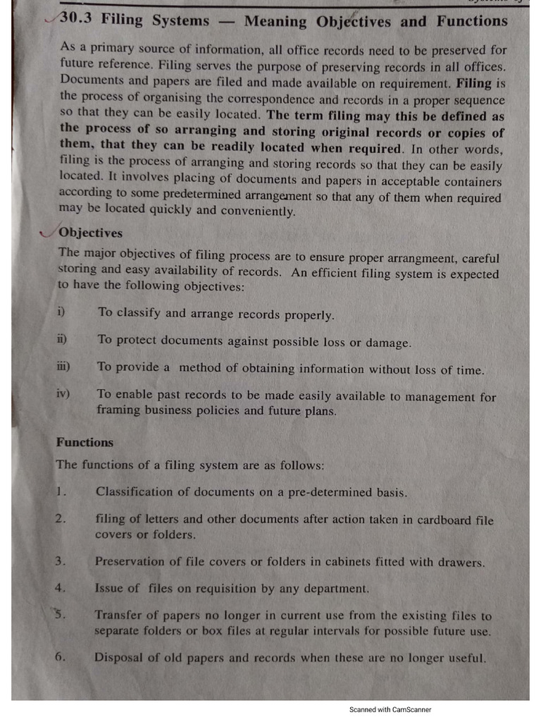 Filing System | PDF