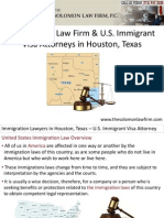 Immigration Law Firm & U.S. Immigrant Visa Attorneys in Houston, Texas