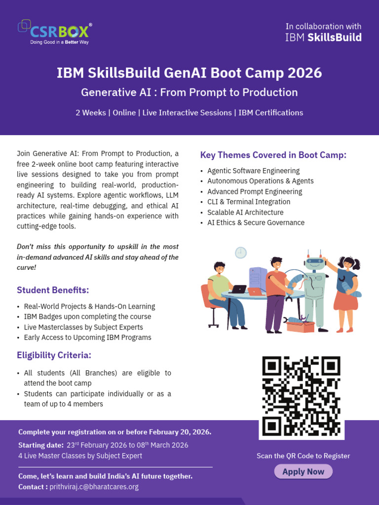 IBM SkillsBuild GenAI Boot Camp 2026 - 1 | PDF