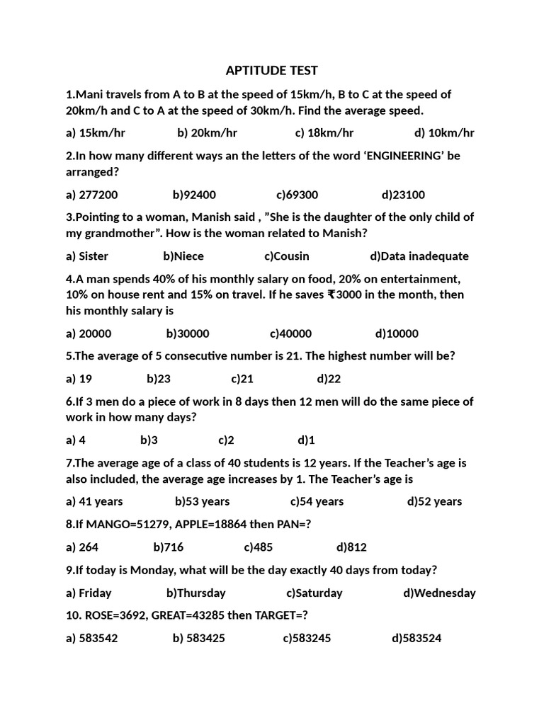 Aptitude Test 2 | PDF | Chess Openings | Chess Theory