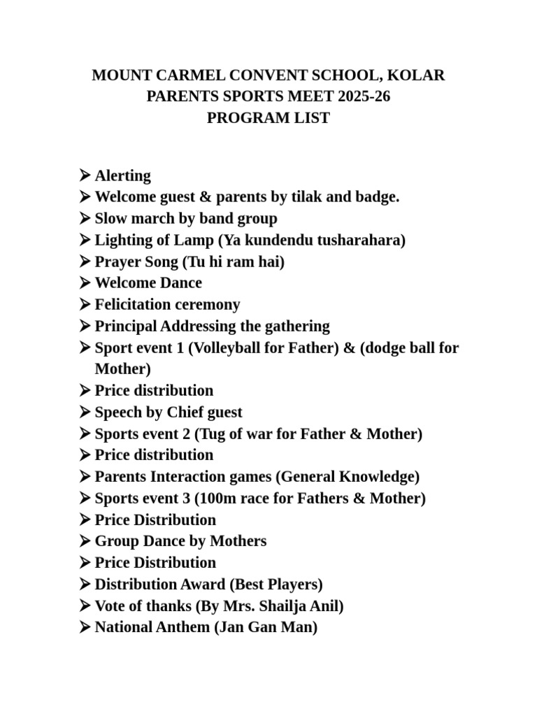 Program List | PDF