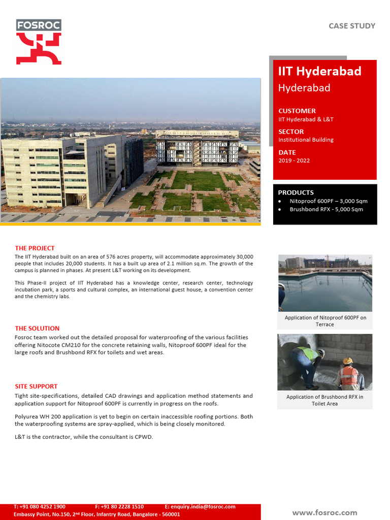 Case Study IIT Hyderabad | PDF