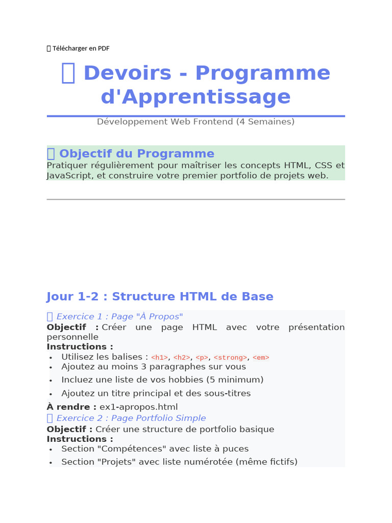 Celestin | PDF | Html | Programmation web