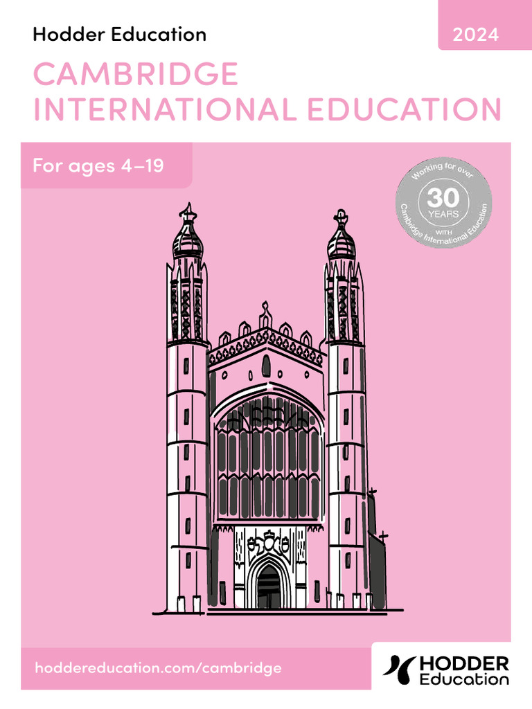 Hodder Cambridge International Catalogue 2024 Final | PDF | Books | Poetry