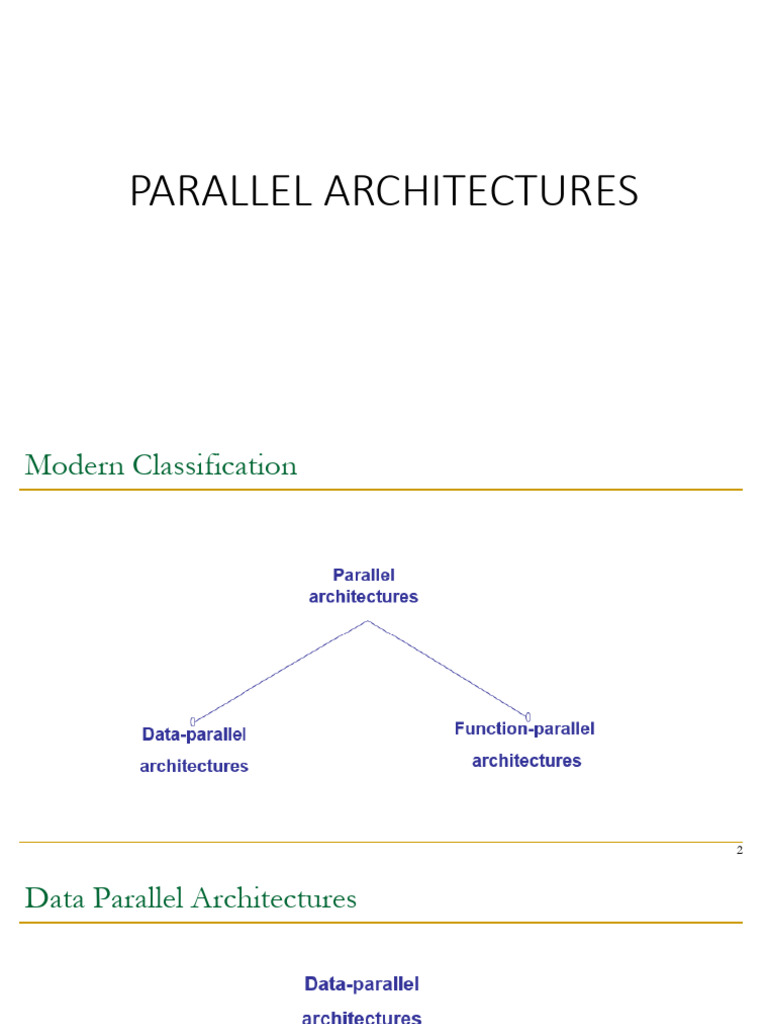 Parallel Architectures | PDF | Parallel Computing | Integrated Circuit