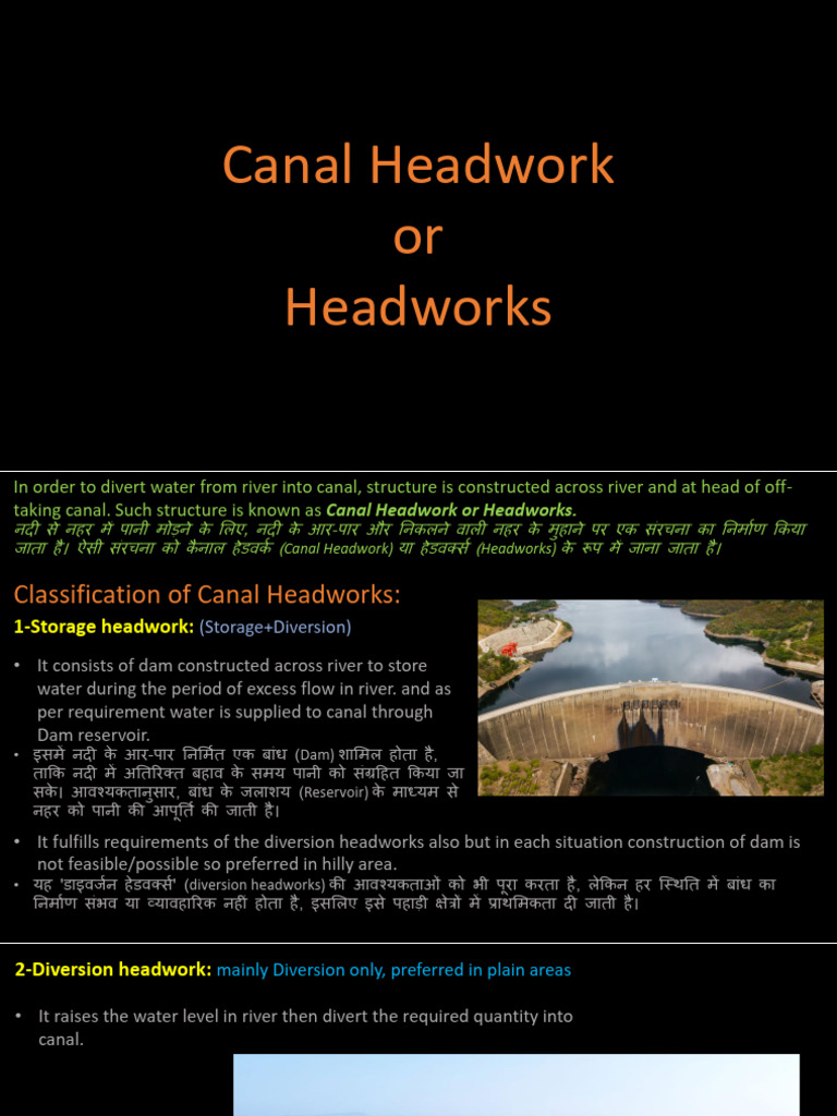 Diversion Headworks | PDF