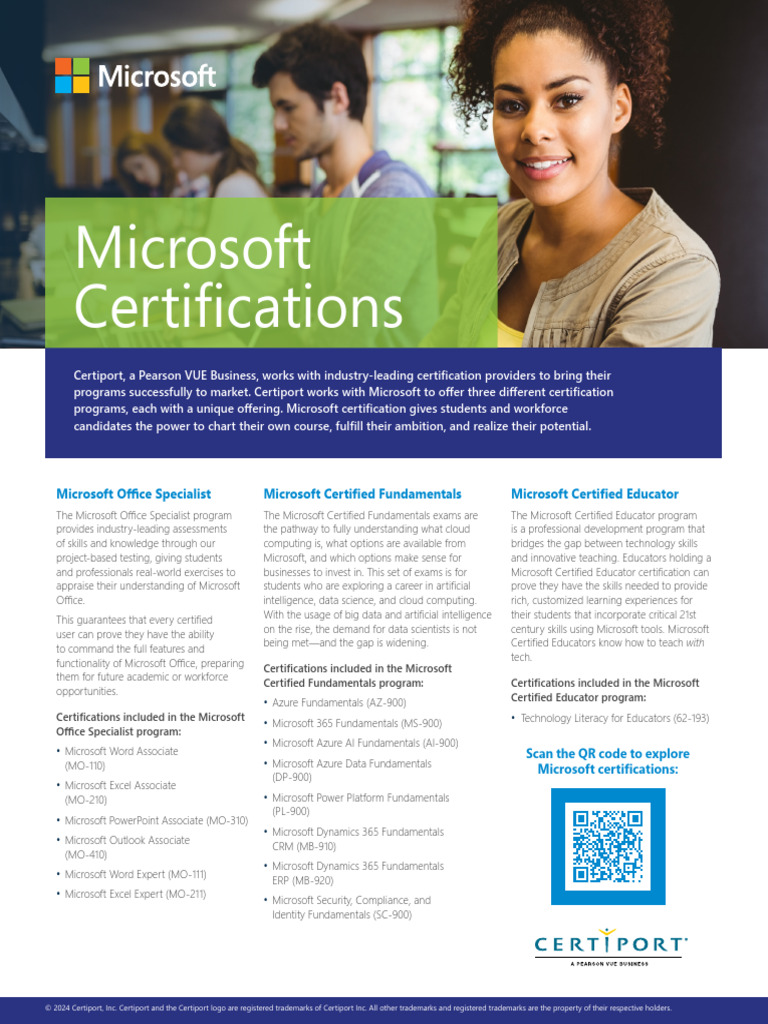 Microsoft Certification Datasheet - Digital | PDF | Microsoft ...