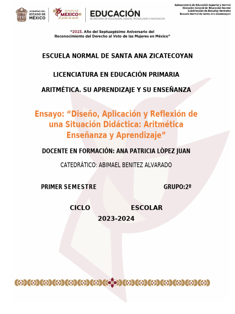 Escuela Normal de Santa Ana Zicatecoyan 22 | PDF | Enseñando | Aprendizaje