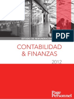 Estudio de remuneración contabilidad & finanzas 2012