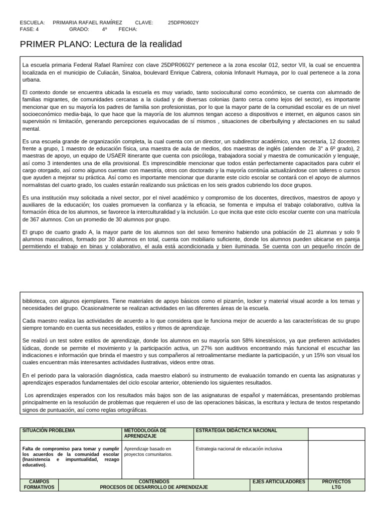 Plan Analitico 2024 | PDF | Aprendizaje | Sustentabilidad