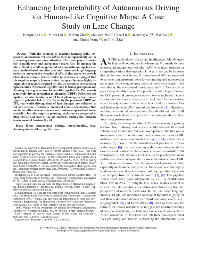Enhancing Interpretability of Autonomous Driving Via Human-Like ...