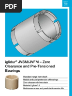 Zero Clearance and Pre-Tensioned Bearings