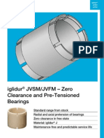 Zero Clearance and Pre-Tensioned Bearings