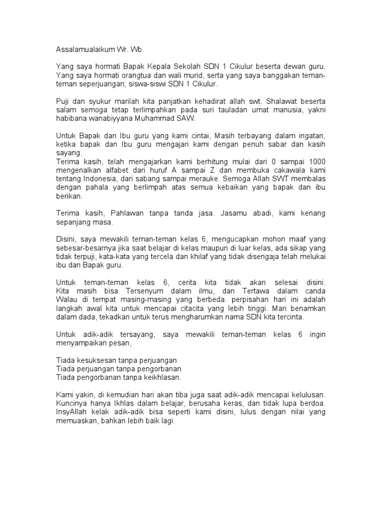 Kata Kata Perpisahan Untuk Adik Kelas Tersayang Bucin Galau