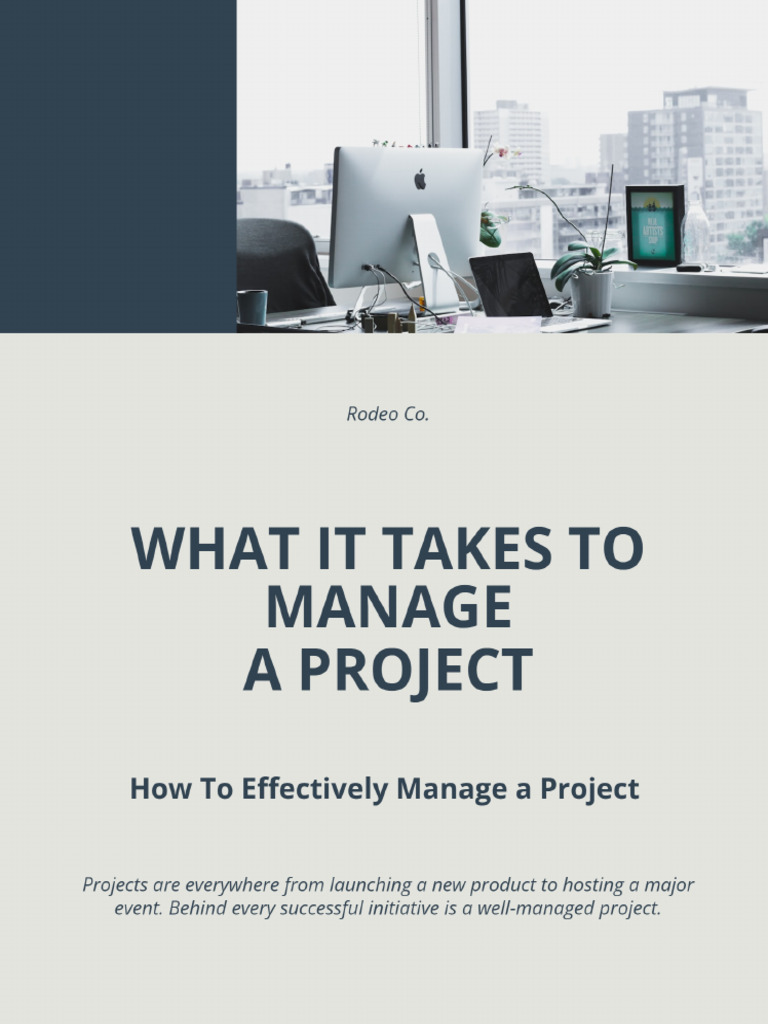 Project Management Ebook Template | PDF