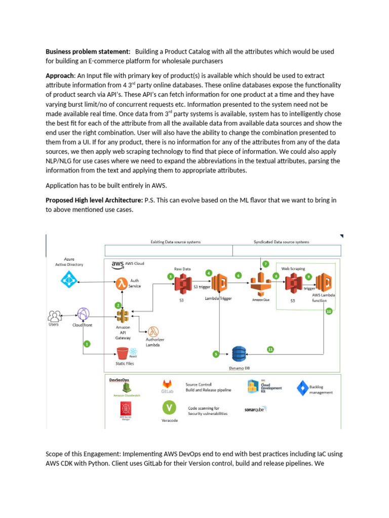 AWS DevOps Scope | PDF