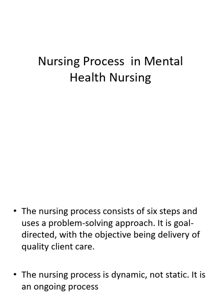 PSYCHE Nursing Care Process and Documentation | PDF | Nursing | Psychiatry