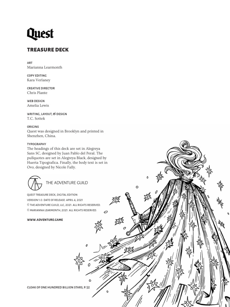 Quest Treasure Deck Digital Edition | PDF | Glasses