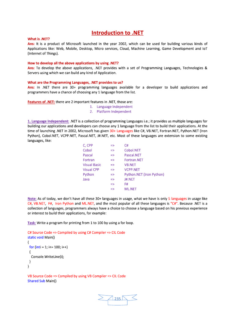 C#Sharp | PDF