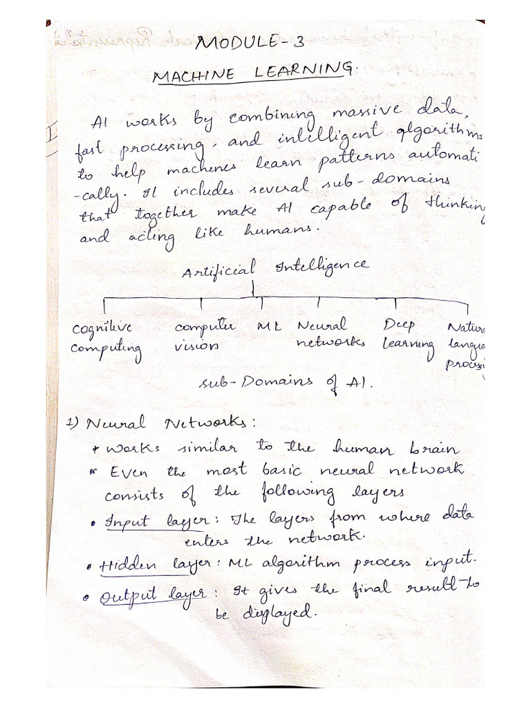 Module 3 AIA Notes | PDF