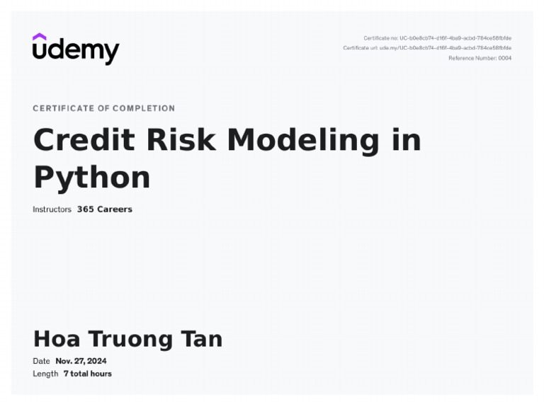 Credit Risk Modelling in Python | PDF