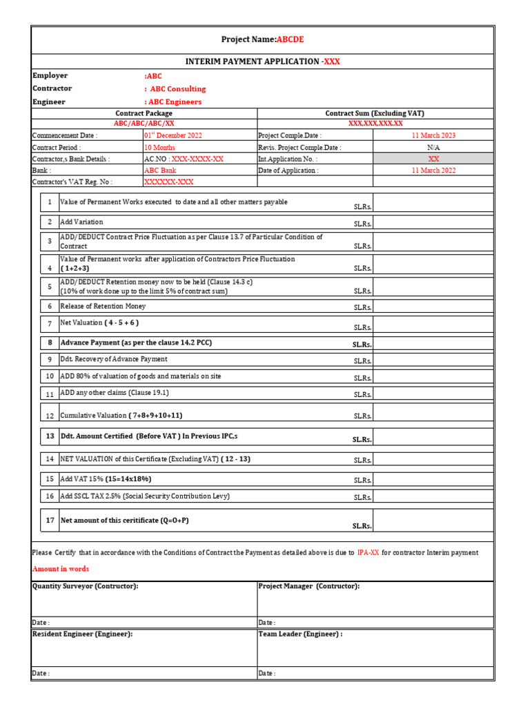 IPA IPC in Construction 1740986510 | PDF | Money | Taxation