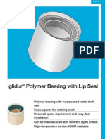 Polymer Bearing With Lip Seal