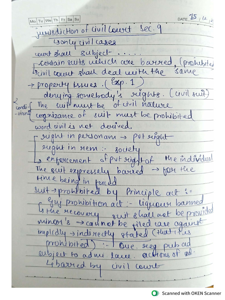 Cpc Class Notes | PDF