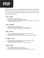 Comprehensive Science Worksheet Answers | PDF | Tooth | Foods