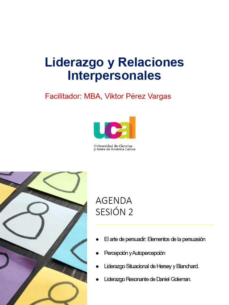 S2 - Liderazgo y Relaciones Interpersonales | PDF
