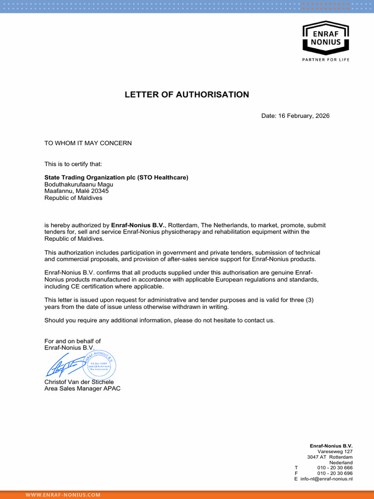 Letter of Authorization - EnRAFF | PDF