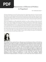 Dr. Toshimenla Jamir - Gender Dimensions of Electoral Politics in Nagaland