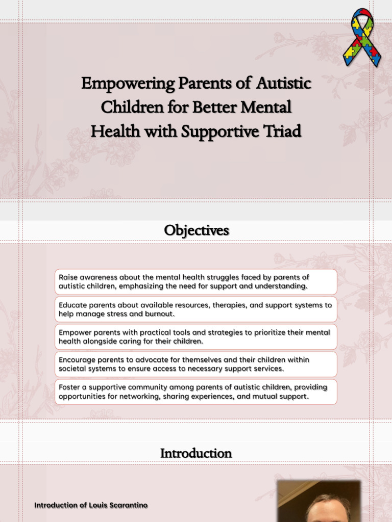 Empowering Parents of Autistic Children | PDF | Autism | Mental Health