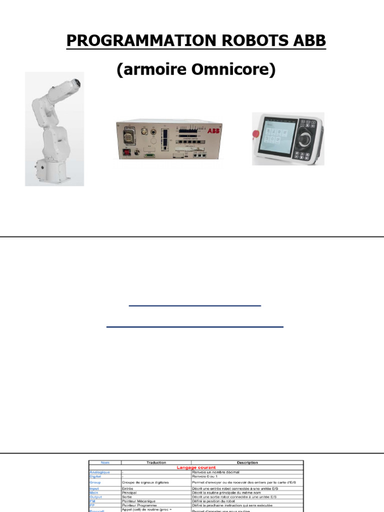 Programmation Omnicore | PDF | Programme informatique | Programmation