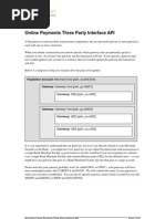 Online Payments Three Party Interface API: Paystation