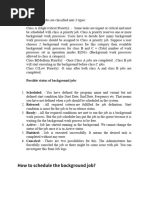 SAP Background Job Processing Guide | PDF | Scheduling (Computing ...