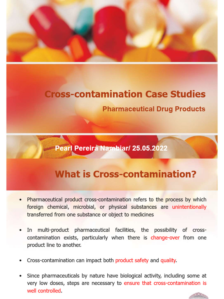 Cross Contamination Case Studies 1653659072 | PDF | Tablet (Pharmacy ...