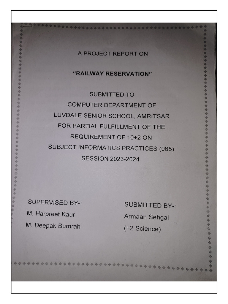 Project File | PDF
