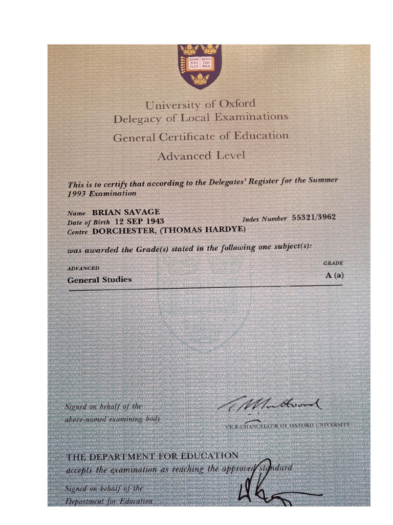 Certificate 1 | PDF